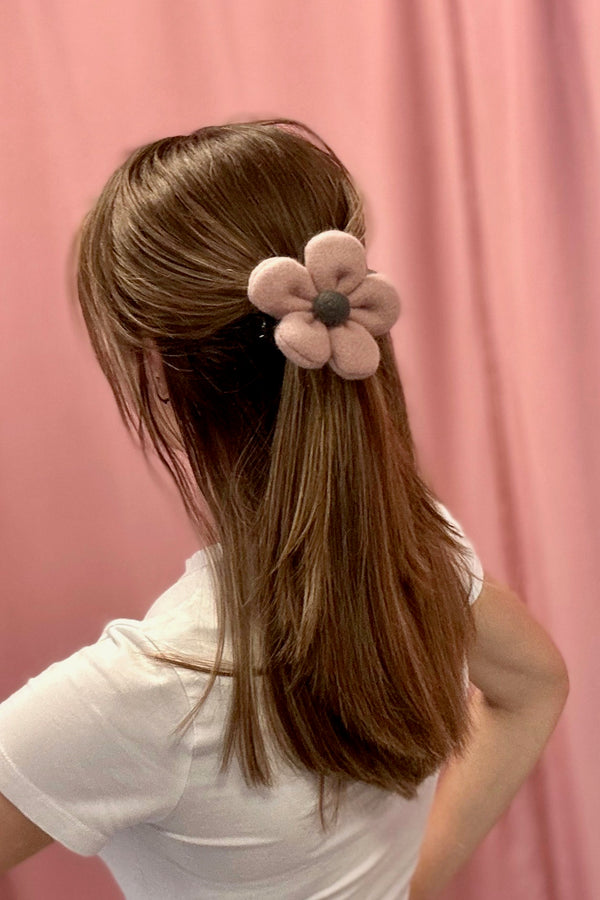 Soft Flower Hair Clips