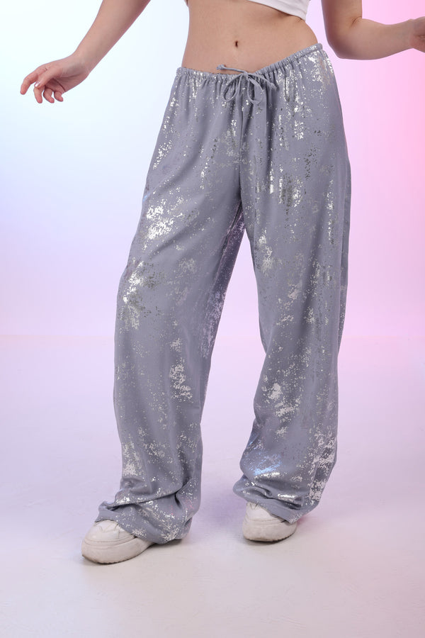 Embossed Loose Pants