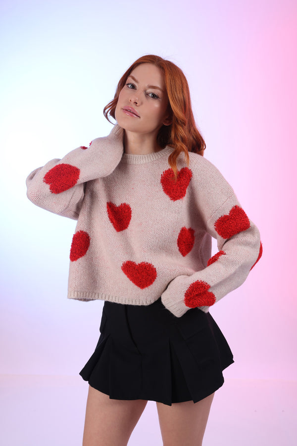 Red Heart Sweater