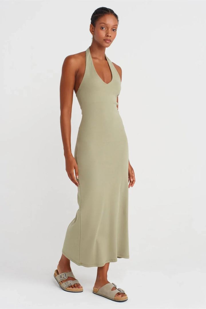 Halter Maxi Dress – 9Teen Boutique