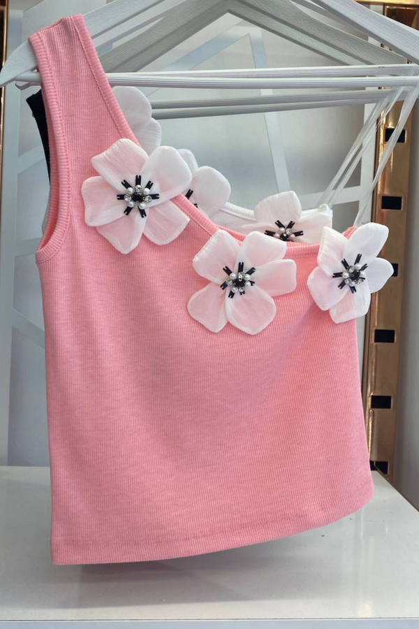 Floral One Shoulder Top