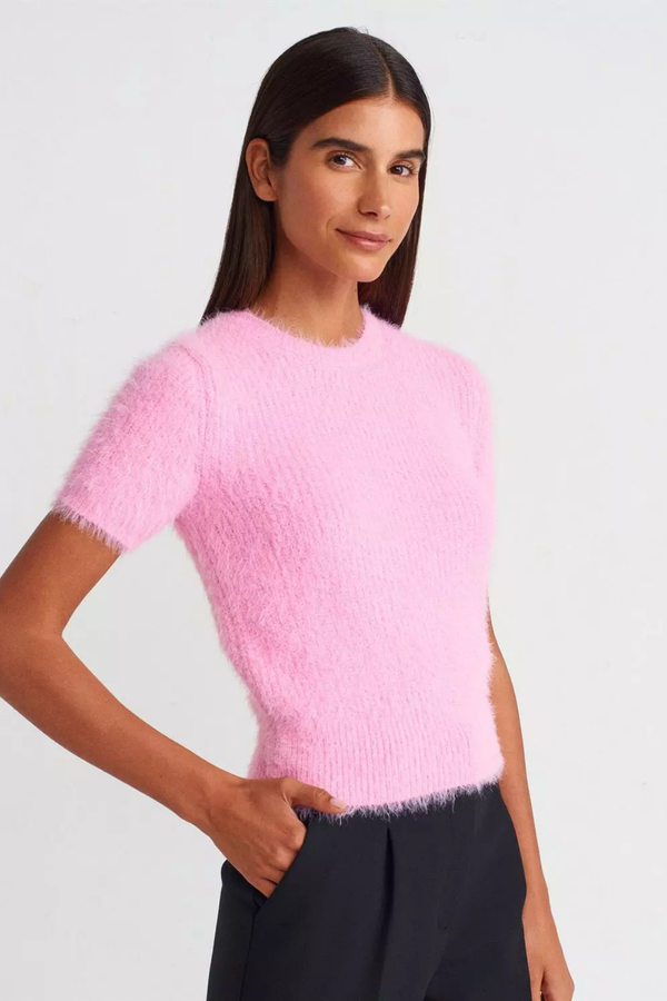 Short Sleeve Soft Sweater