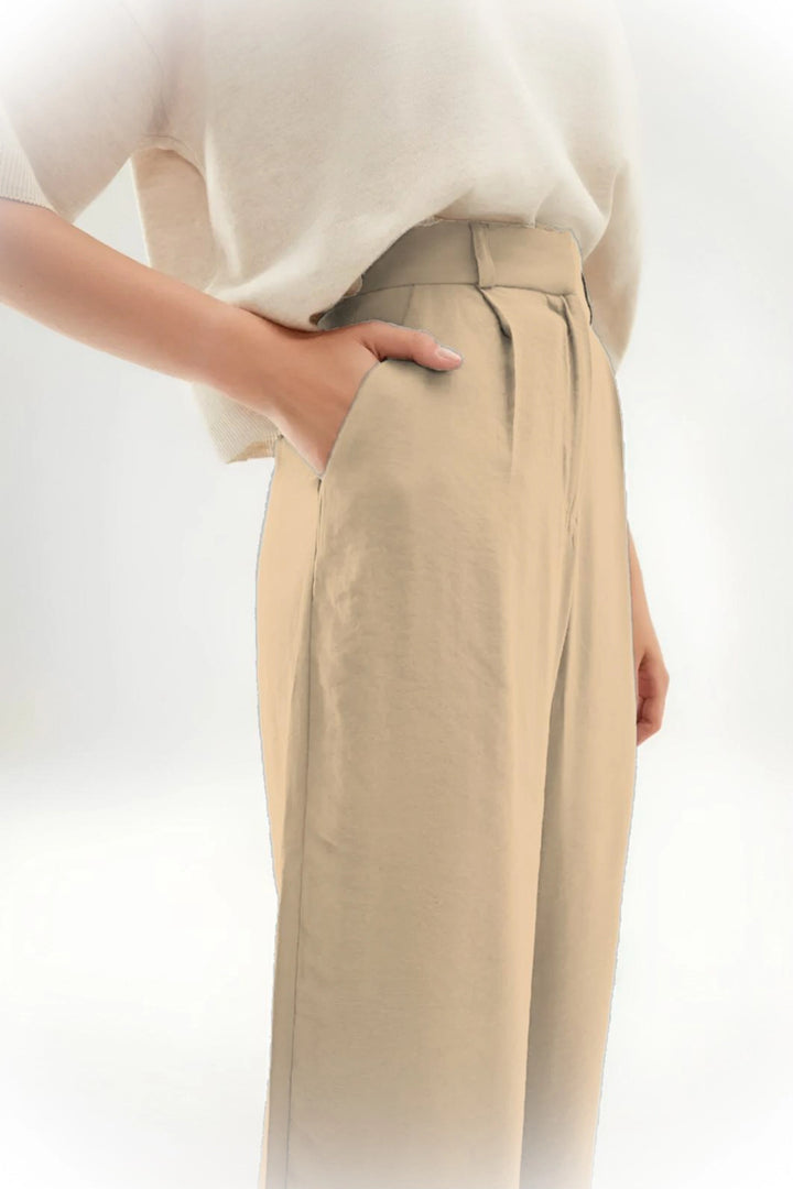 High Waist Wide Leg Pants - 9Teen Boutique