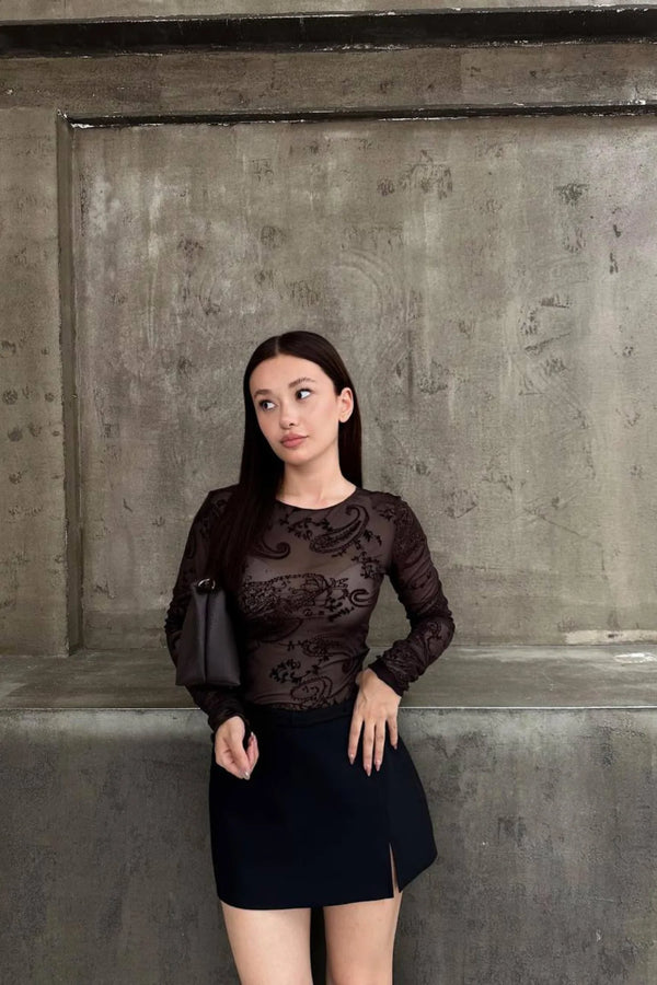 Lace& Embroidery Blouse