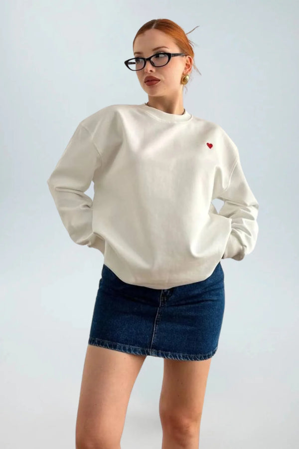 HeartPop Crew Sweatshirt