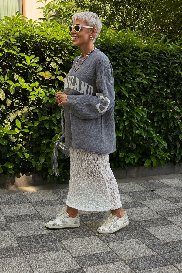 Cleveland Knitted Oversized Sweatshirt