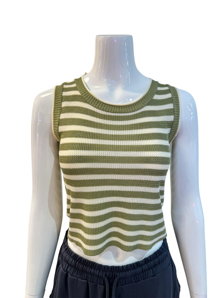 Stripped Summer Vest - 9Teen Boutique