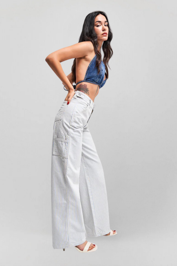 Striped Skyline Jeans