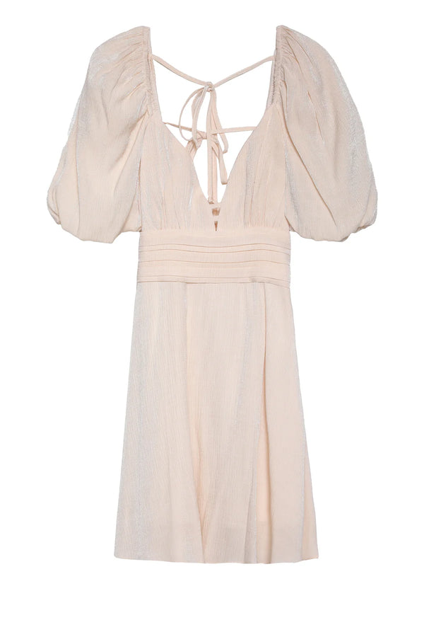 Shimmering Open Back Dress