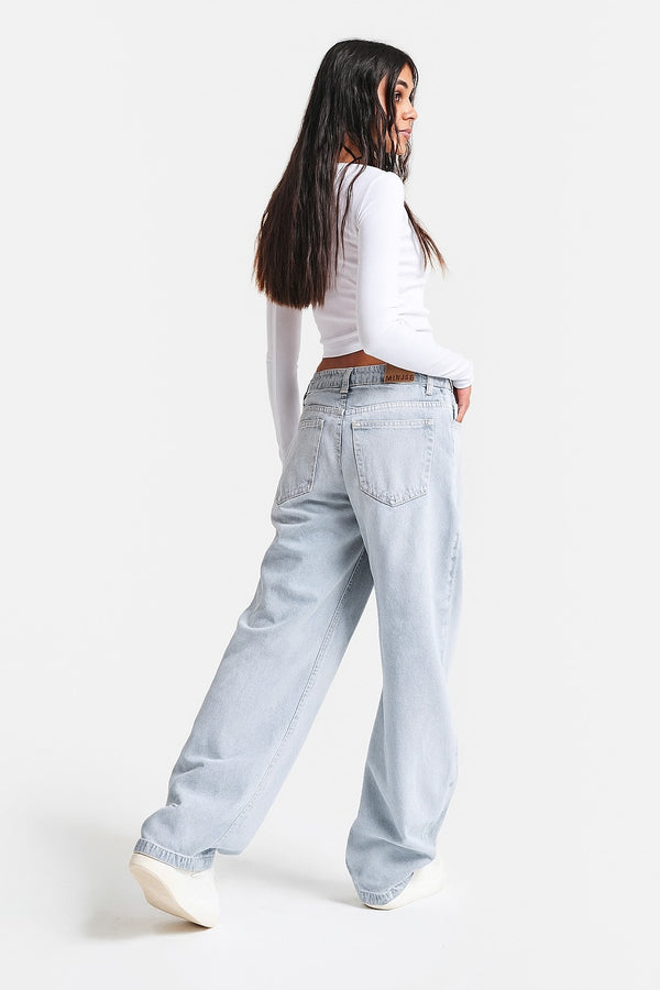 Graphic Patch Pocket Jeans