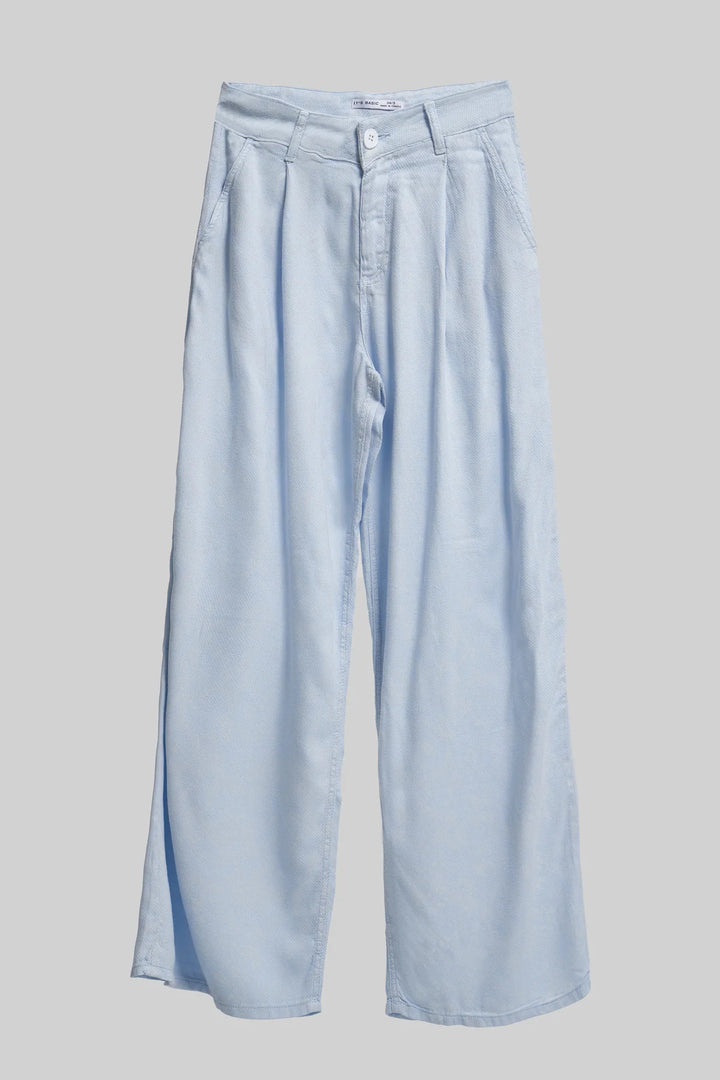 Denim Wide Leg Pants