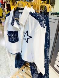 Star Button Down Shirt