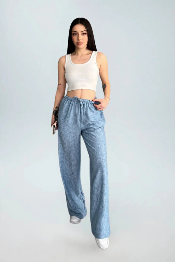 Linen Blend Pants