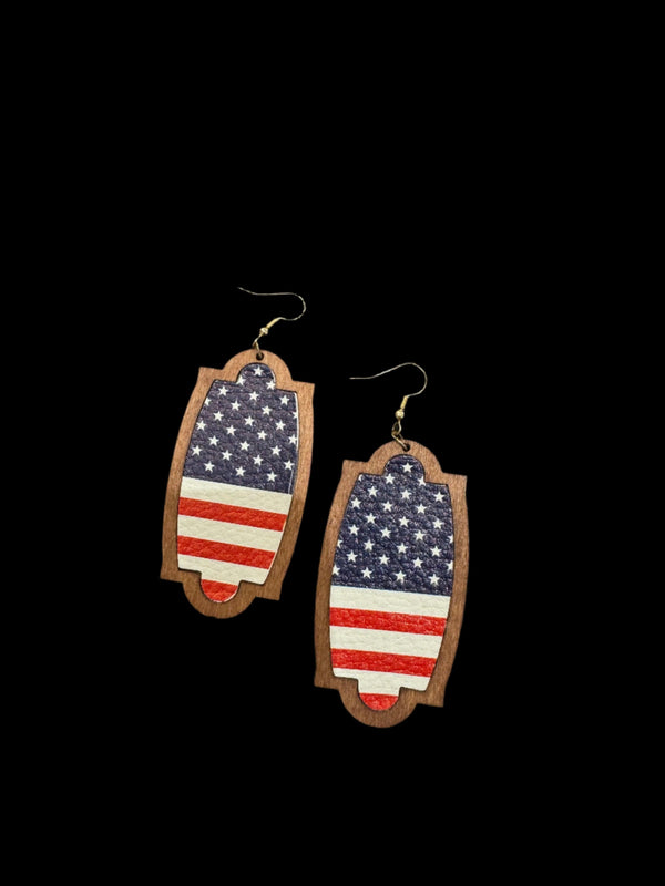 USA Earrings - 9Teen Boutique