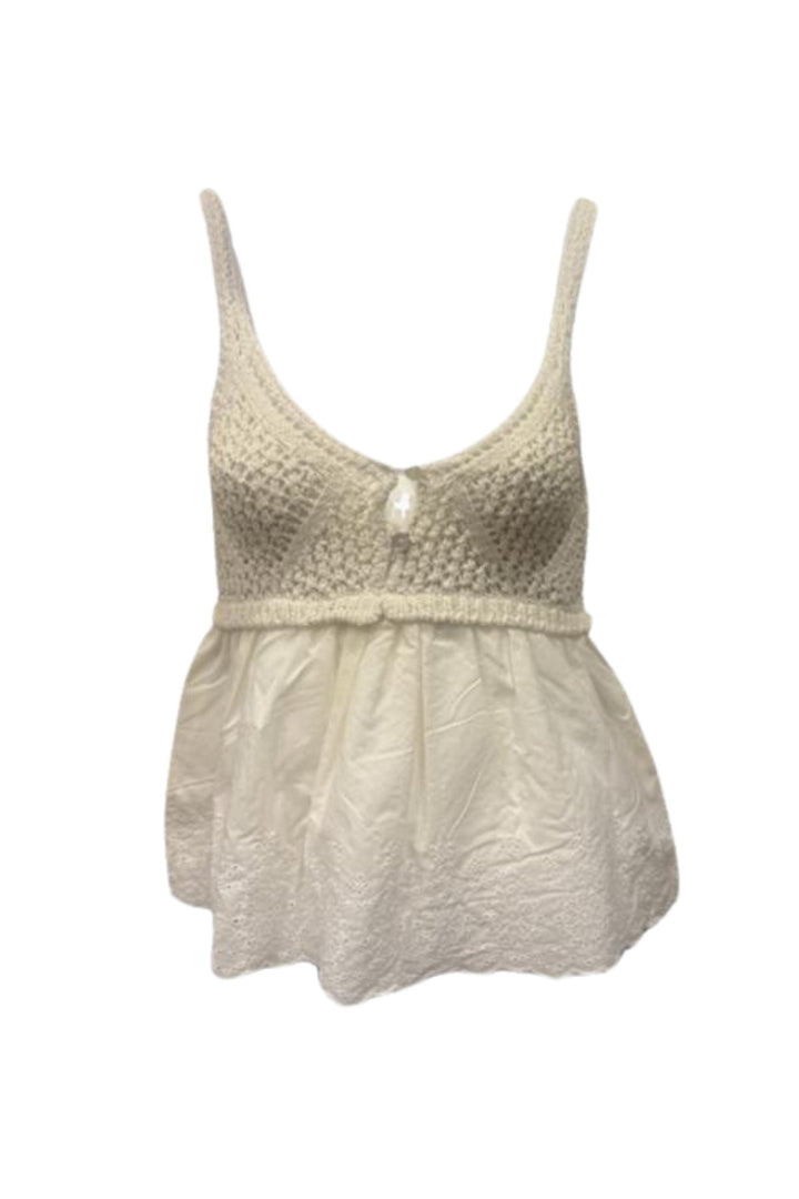 Knit Cotton Mixed Tank - 9Teen Boutique
